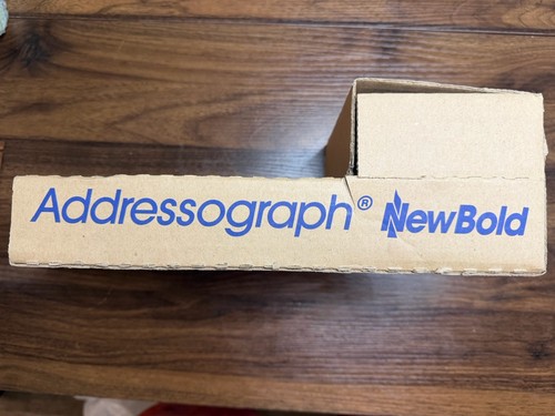 New bold addressograph vintage - new,