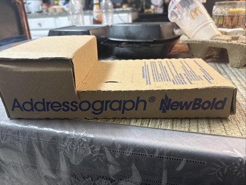 Vintage newbold addressograph - vintage,