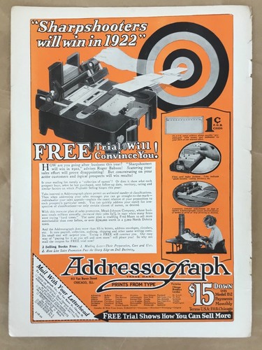 Addressograph sale machine